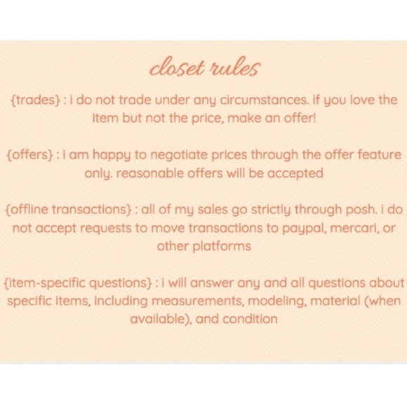 {closet info} like to bookmark ☕️🌸 - Picture 3 of 5